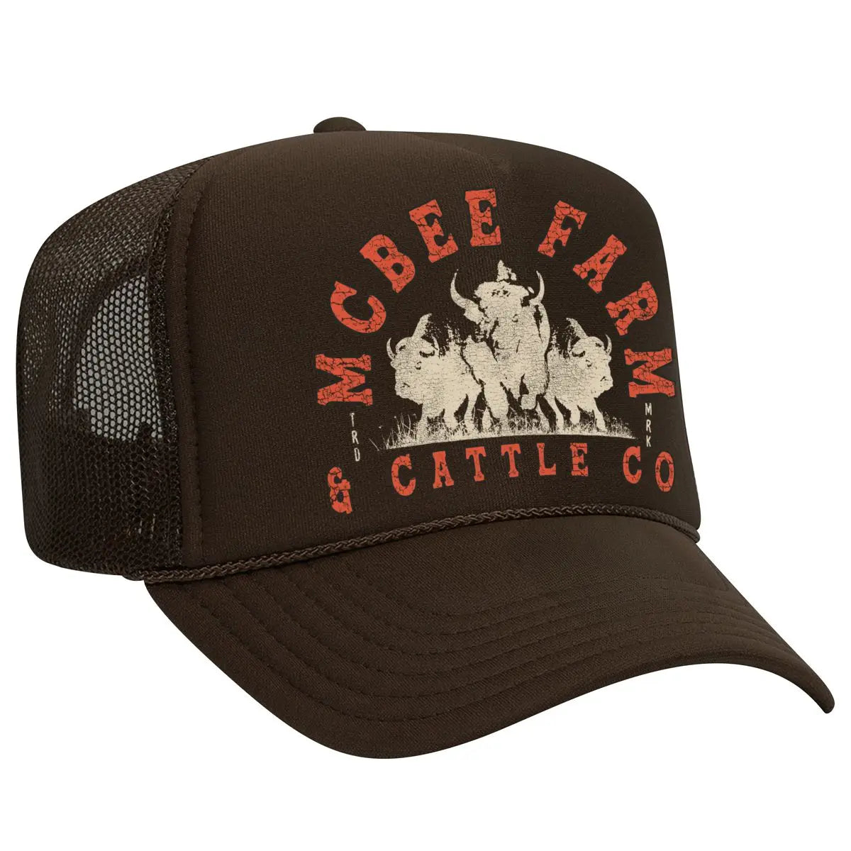 Bison Stampede Foam Trucker McBee Farm & Cattle Co