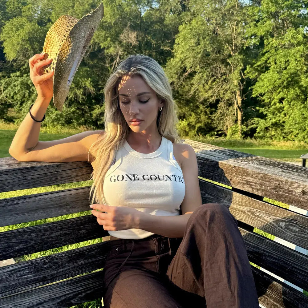Gone Country Tank Top McBee Farm & Cattle Co