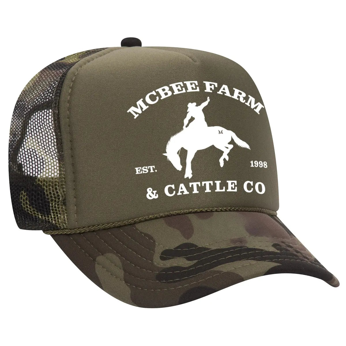 The Buckin' Bronc Trucker McBee Farm & Cattle Co