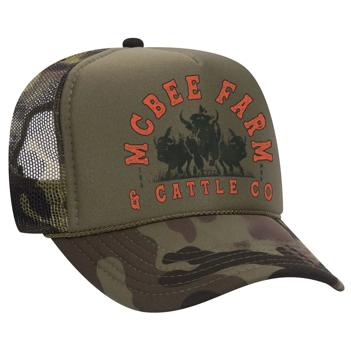 Bison Stampede Foam Trucker McBee Farm & Cattle Co