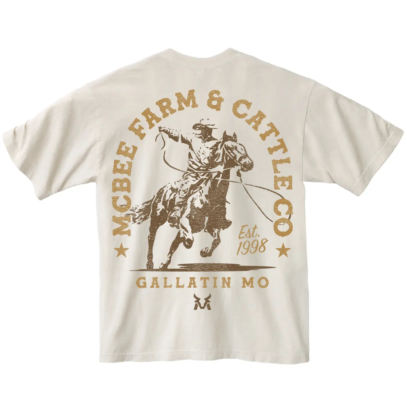 On The Run Vintage T-Shirt McBee Farm & Cattle Co