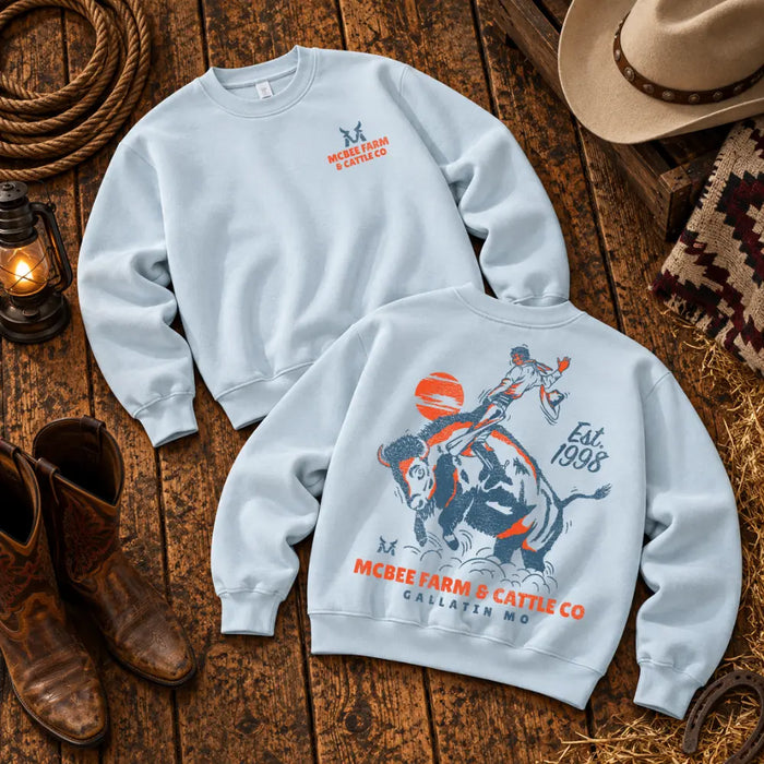 Guy on a Buffalo Crewneck