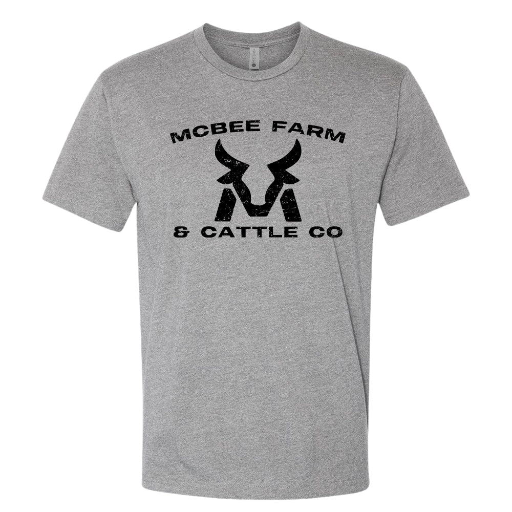 McBee Farms Distressed Logo T-Shirt – McBee Farm & Cattle Co