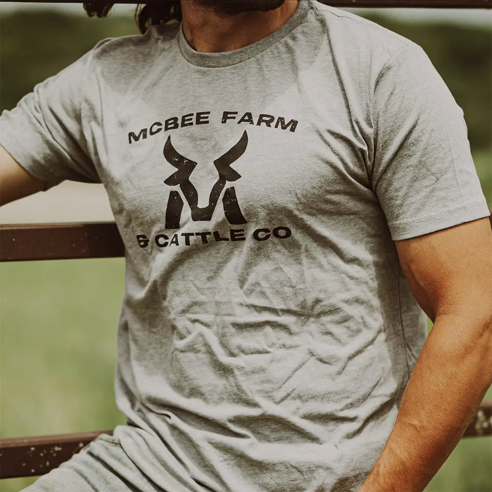 McBee Farms Distressed Logo T-Shirt McBee Farm & Cattle Co