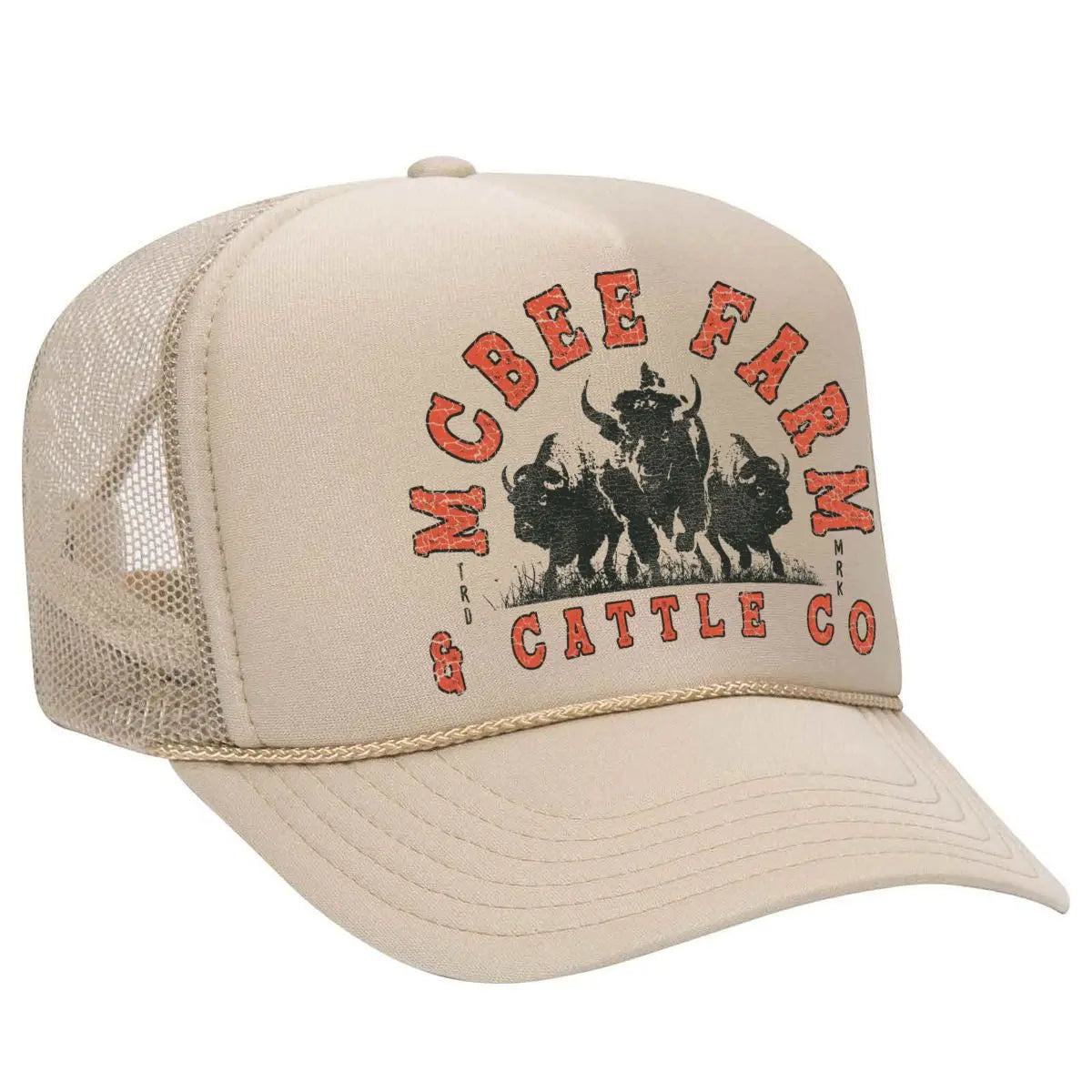 Bison Stampede Foam Trucker McBee Farm & Cattle Co