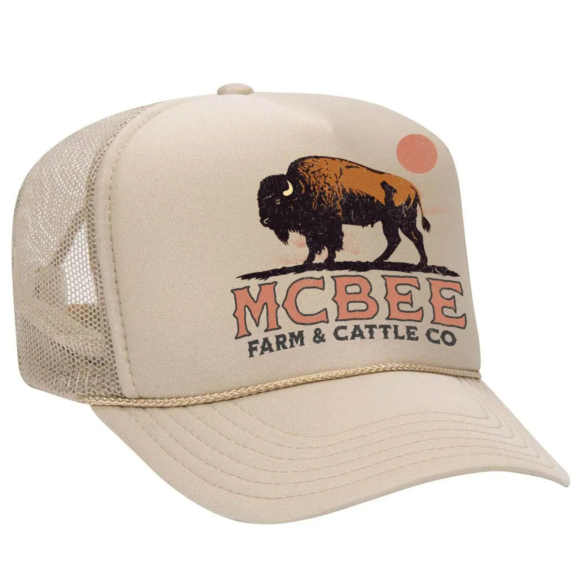 Lone Bison Foam Trucker McBee Farm & Cattle Co