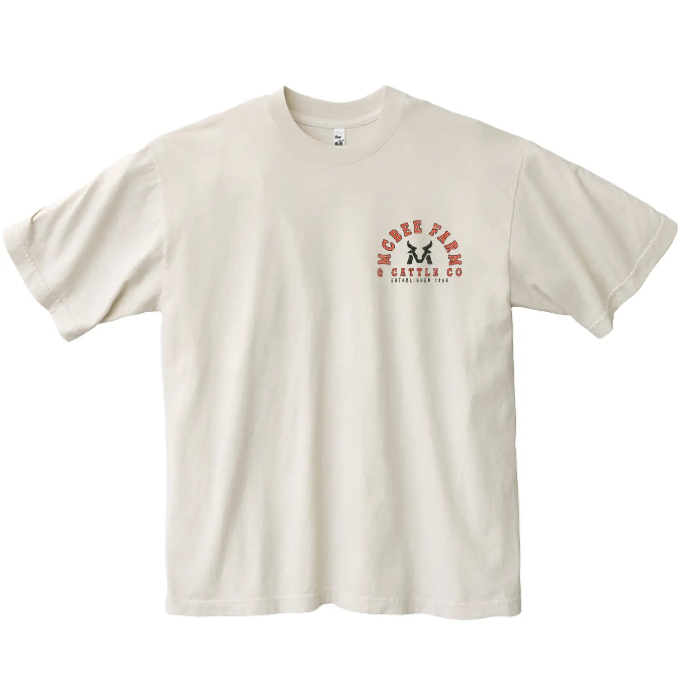 Bison Stampede Oversized T-Shirt McBee Farm & Cattle Co