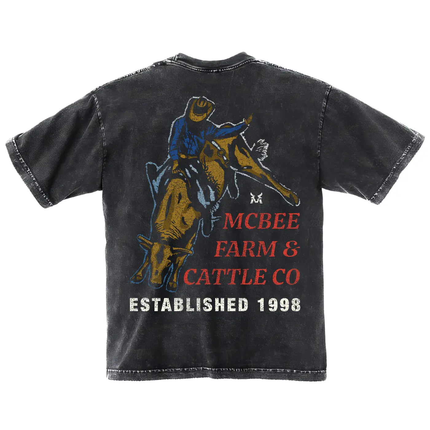 8 Second Ride Vintage T-Shirt McBee Farm & Cattle Co