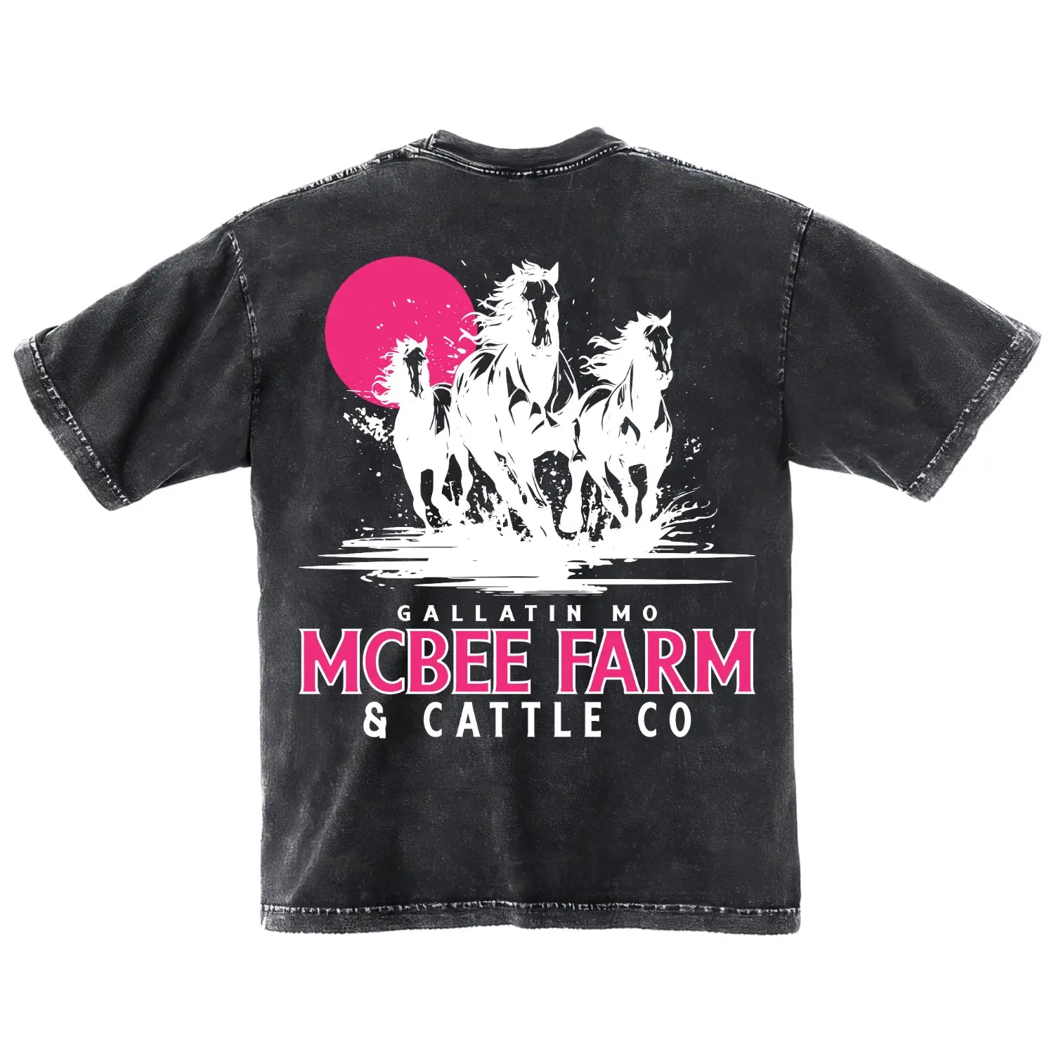 Run Free Vintage T-Shirt McBee Farm & Cattle Co