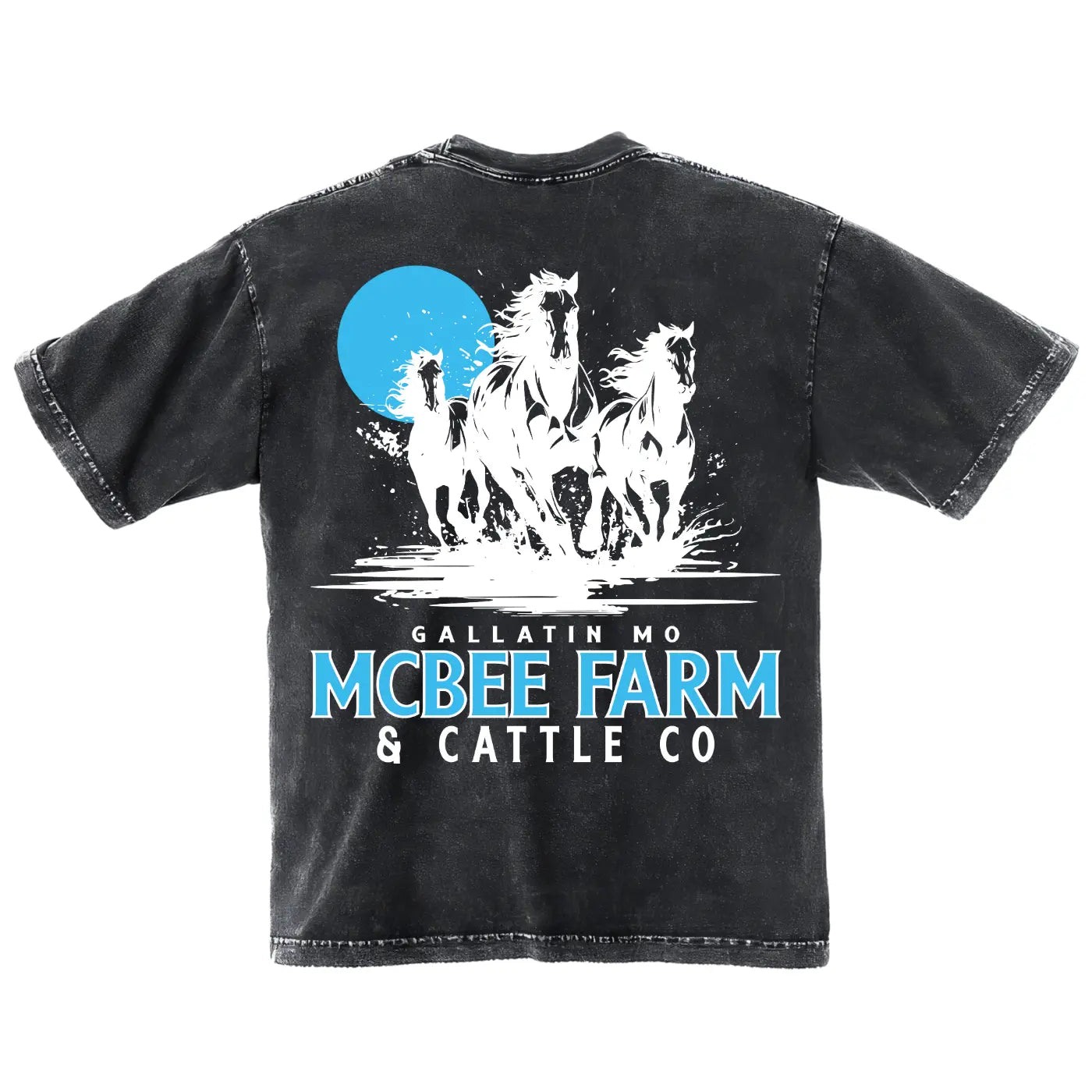 Run Free Vintage T-Shirt McBee Farm & Cattle Co