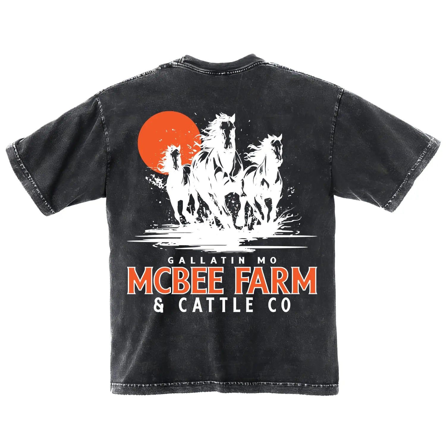 Run Free Vintage T-Shirt McBee Farm & Cattle Co