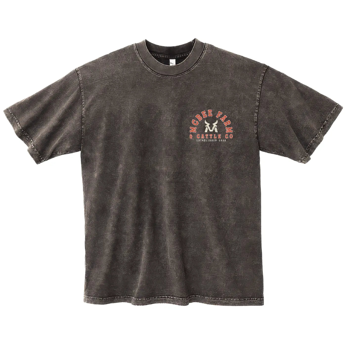 Bison Stampede Oversized T-Shirt McBee Farm & Cattle Co