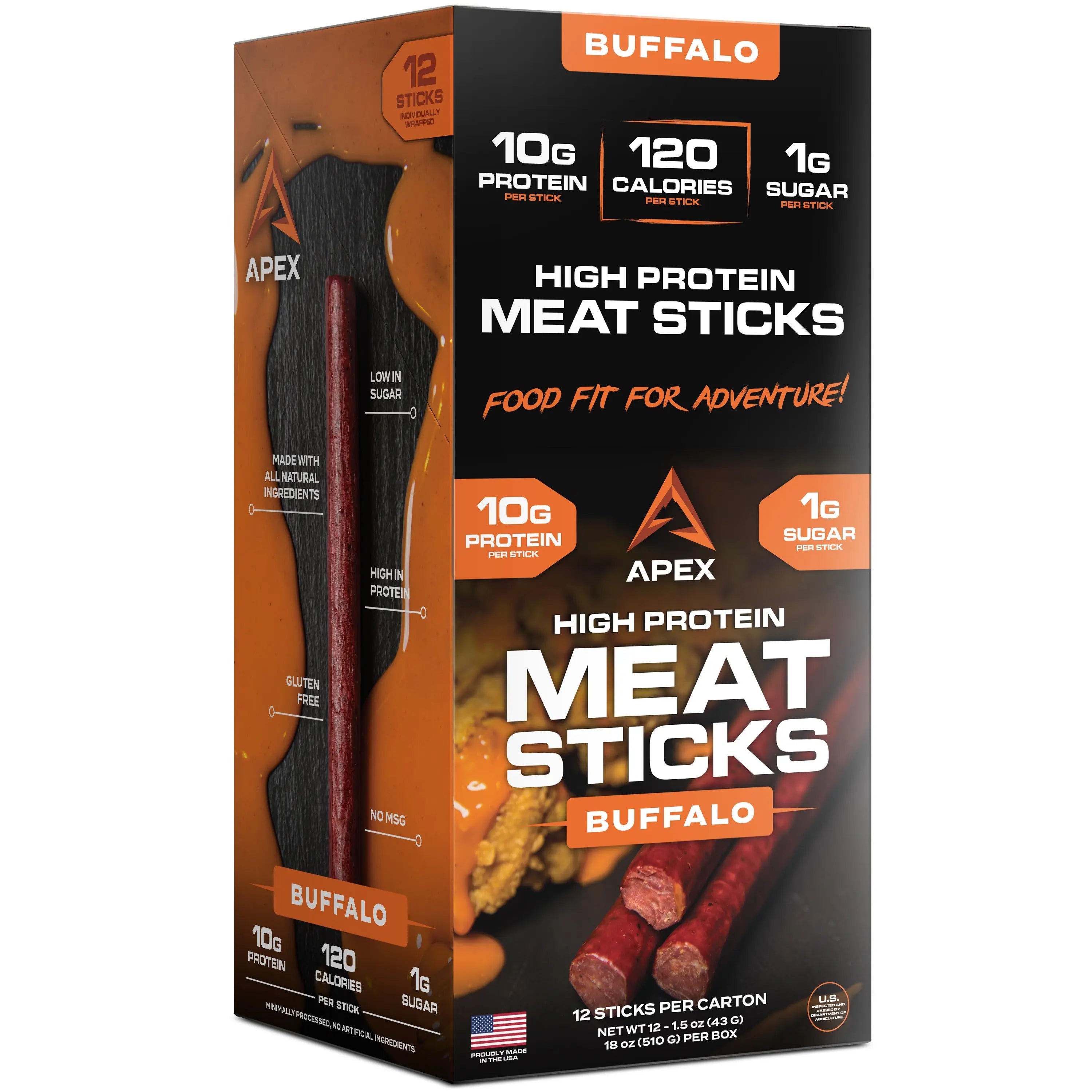 Apex High Protein Meat Sticks McBee Farm & Cattle Co