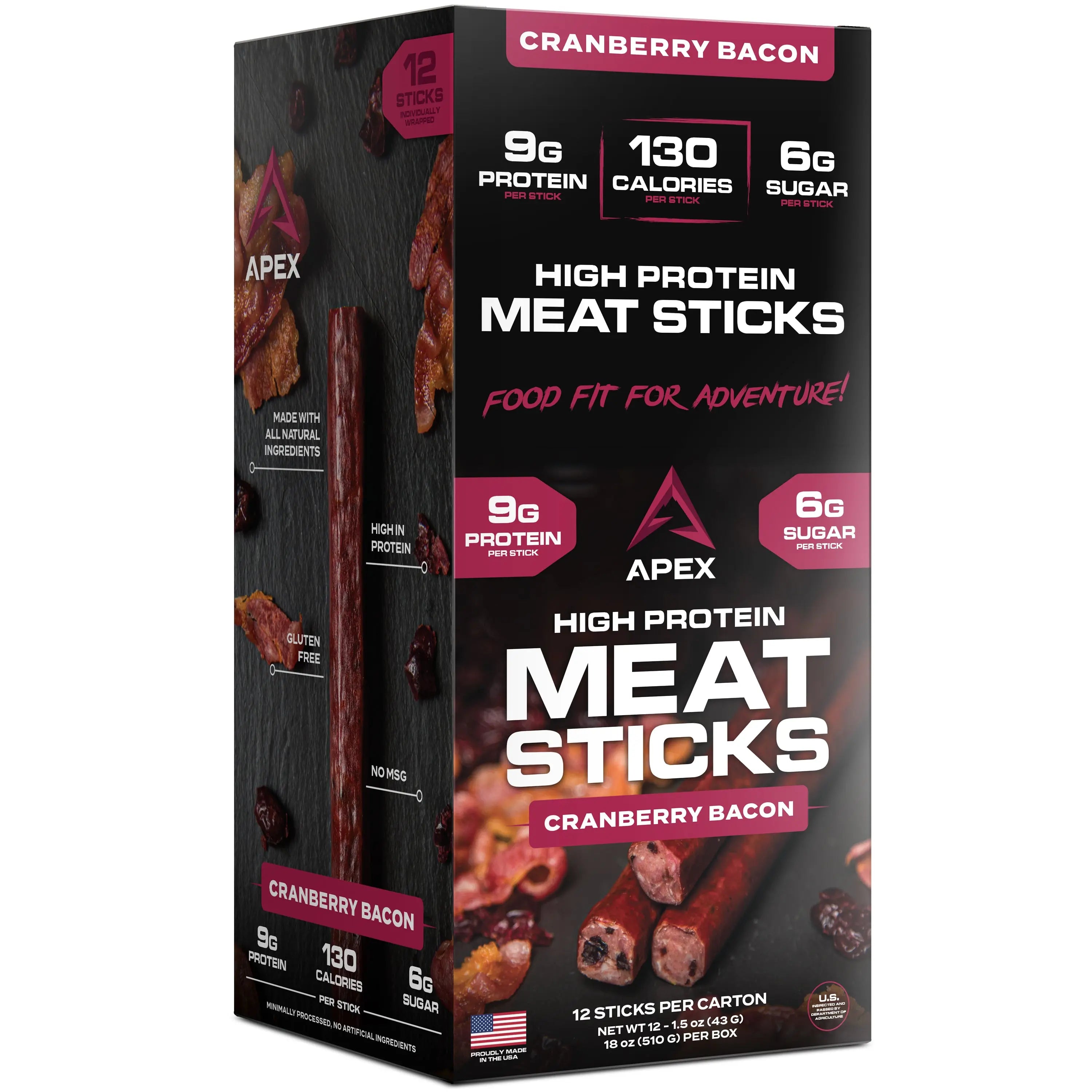 Apex High Protein Meat Sticks McBee Farm & Cattle Co