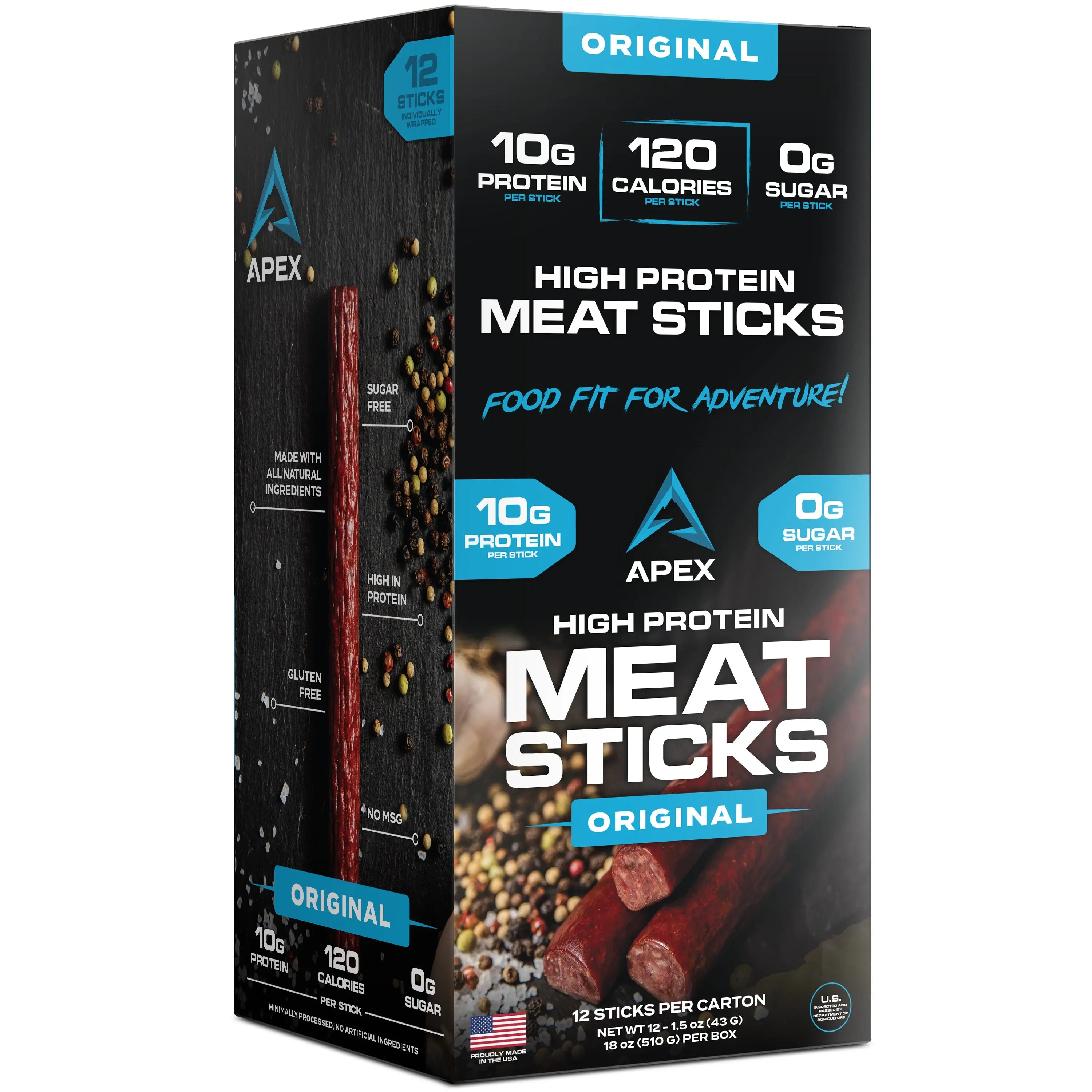 Apex High Protein Meat Sticks McBee Farm & Cattle Co