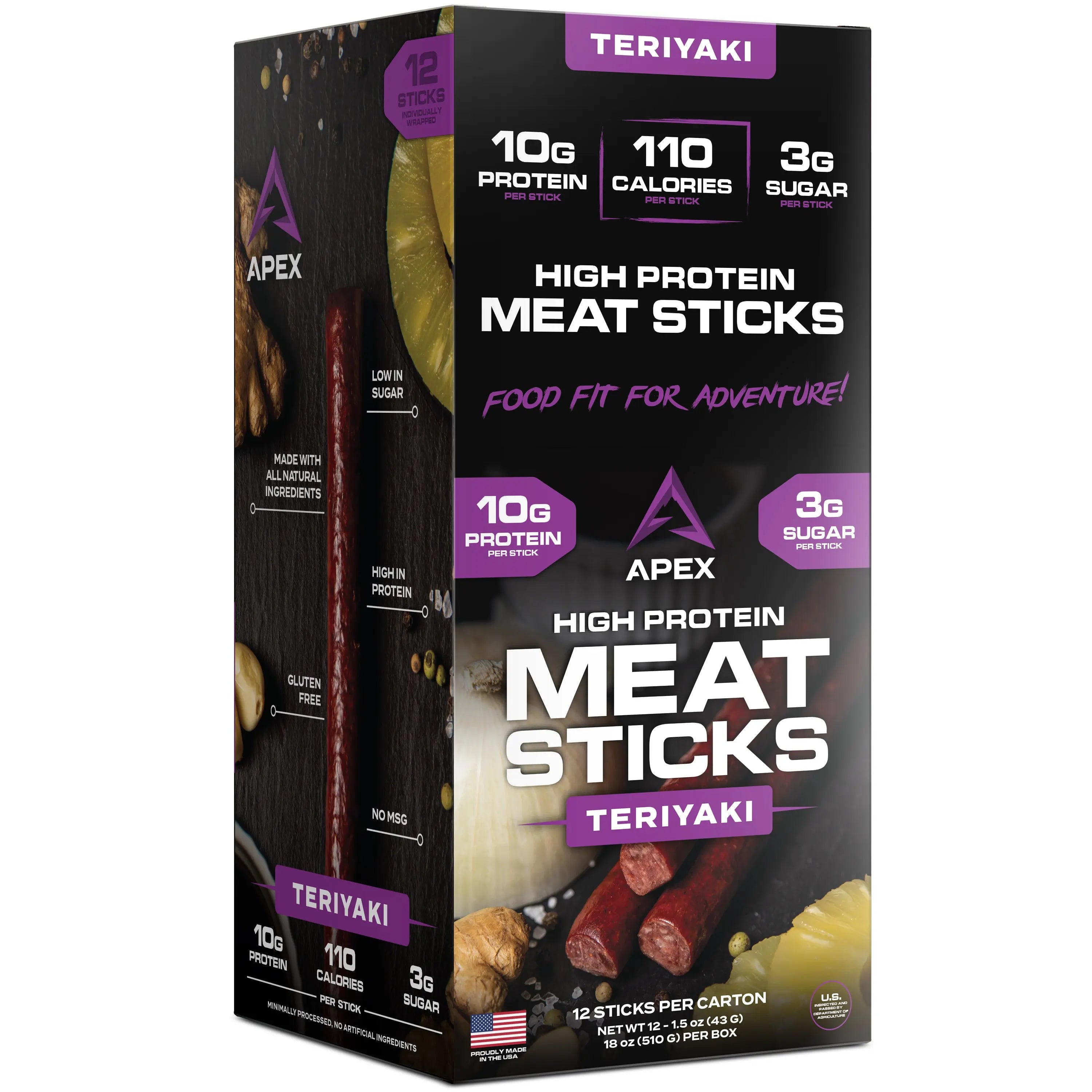 Apex High Protein Meat Sticks McBee Farm & Cattle Co