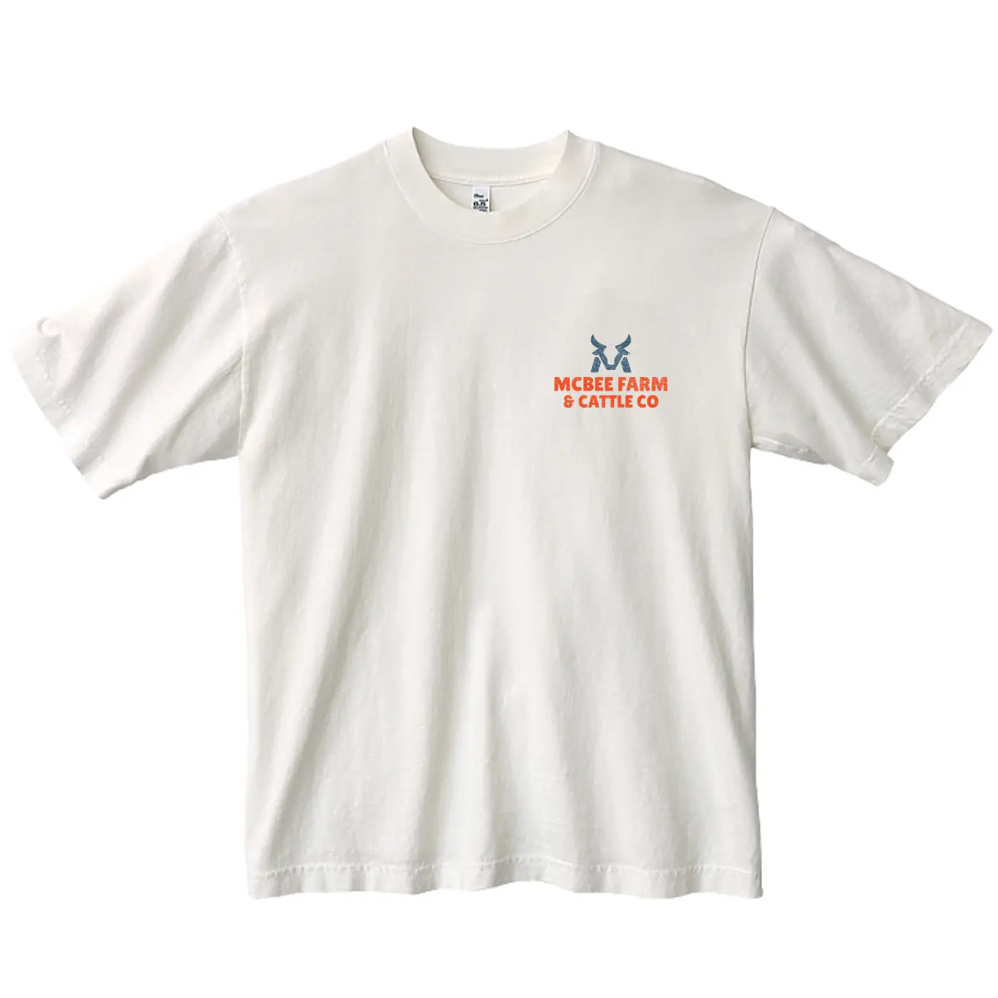 Guy On A Buffalo Oversized T-Shirt McBee Farm & Cattle Co