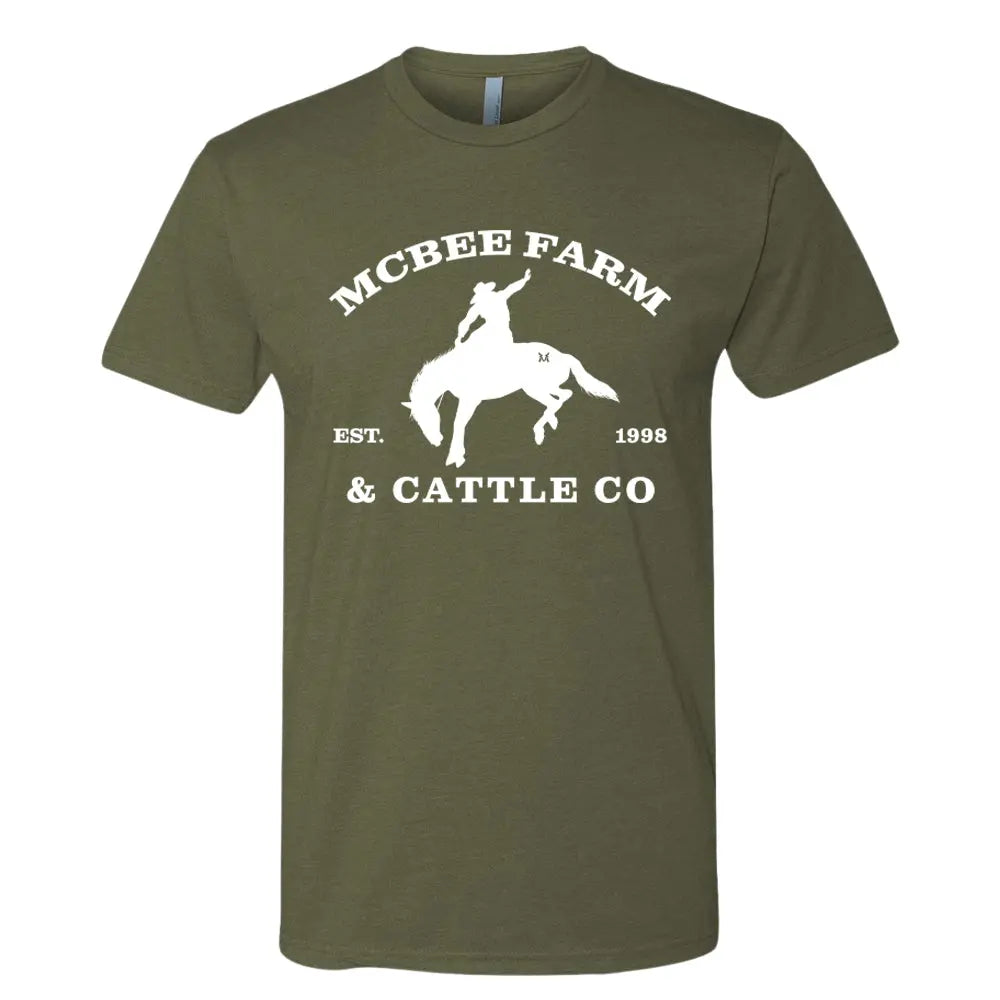 Buckin' Bronco Logo T-Shirt McBee Farm & Cattle Co