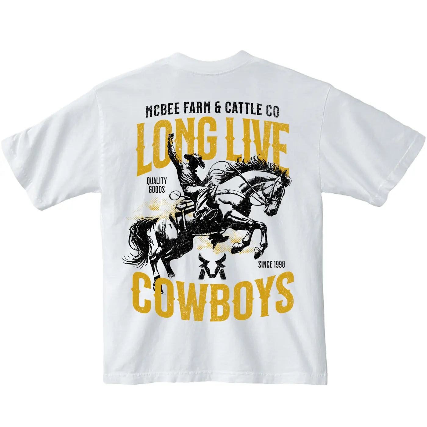 Long Live Cowboys Oversized T-Shirt McBee Farm & Cattle Co