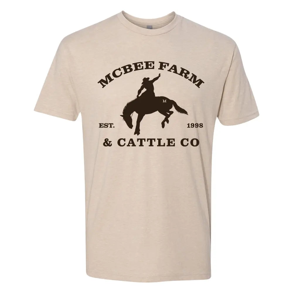Buckin' Bronco Logo T-Shirt McBee Farm & Cattle Co