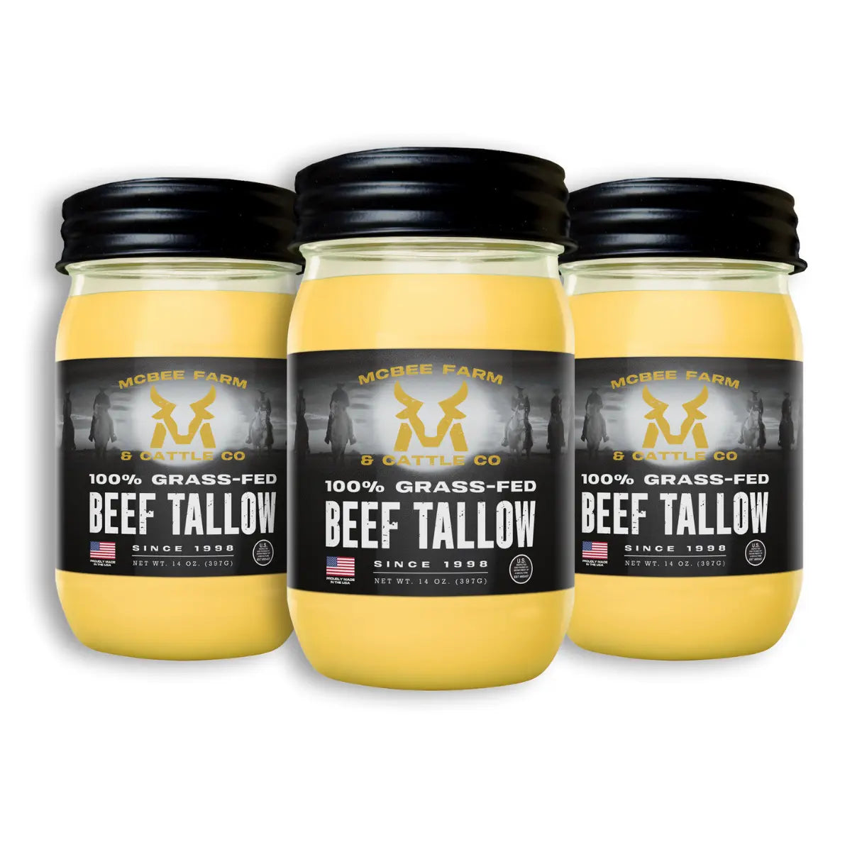 100% Grass-Fed Beef Tallow McBee Farm & Cattle Co