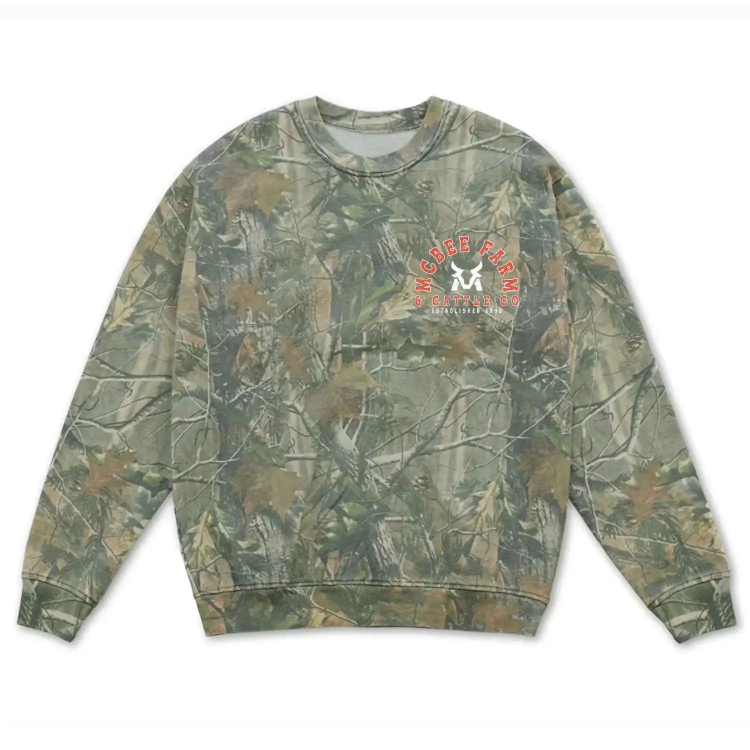 Stampede Camo Crewneck McBee Farm & Cattle Co
