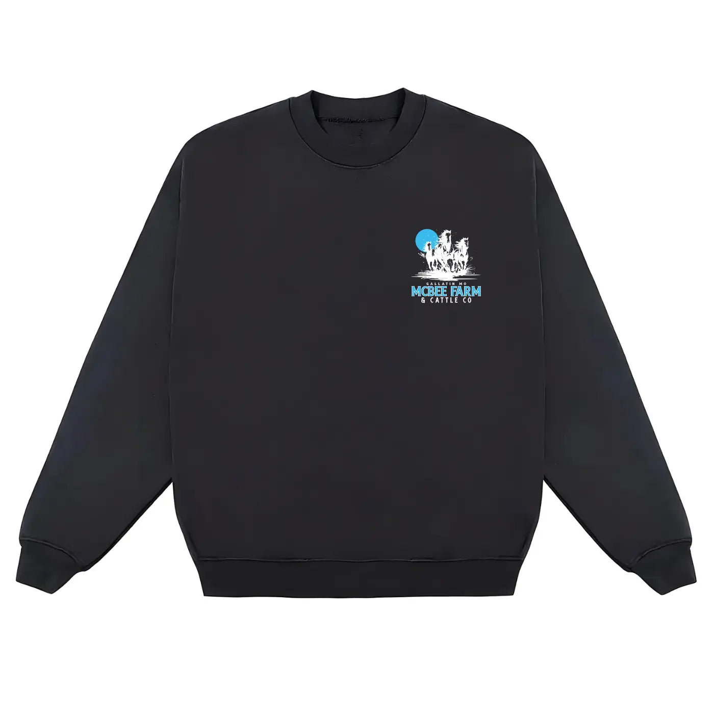 Run Free Vintage Crewneck McBee Farm & Cattle Co