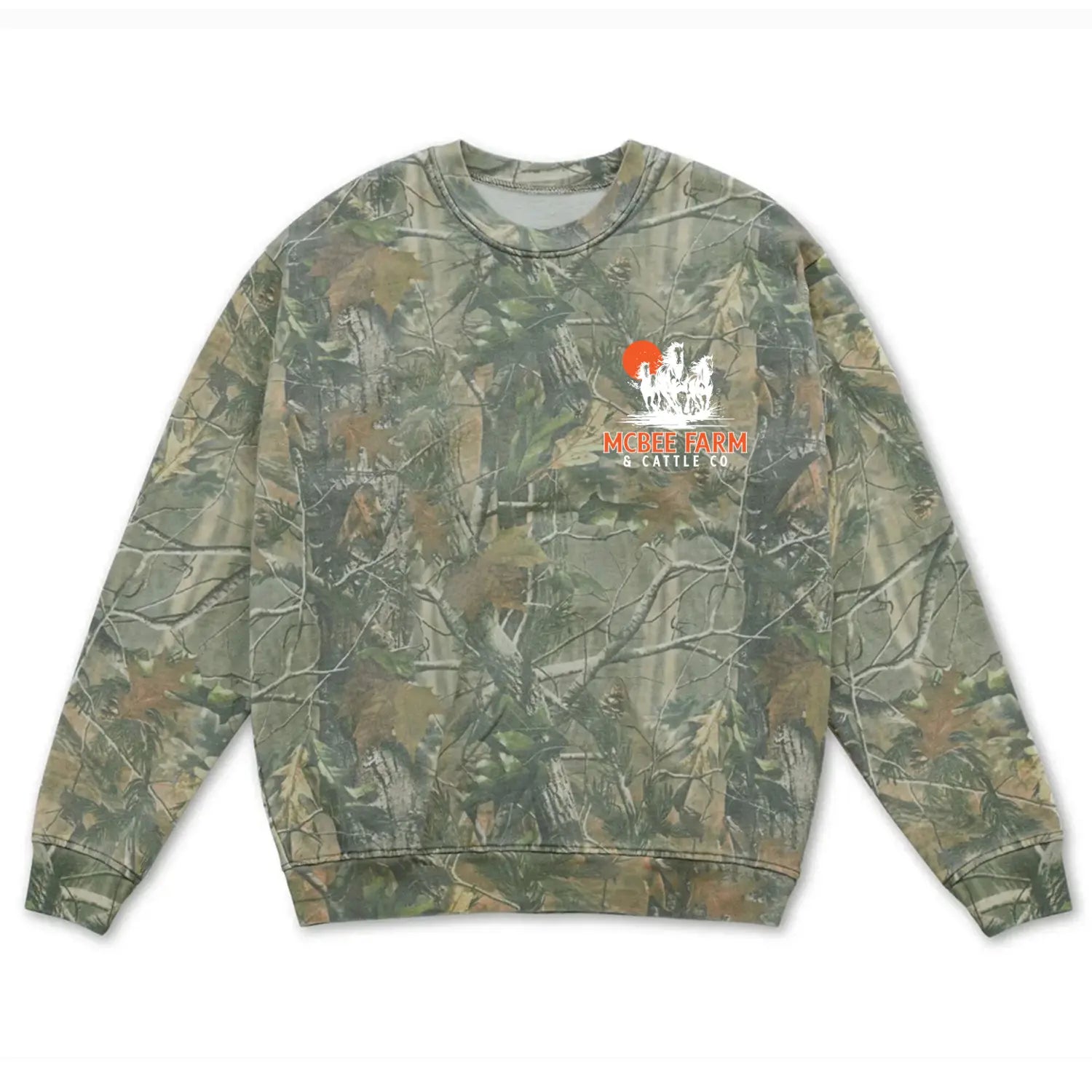 Run Free Vintage Crewneck McBee Farm & Cattle Co