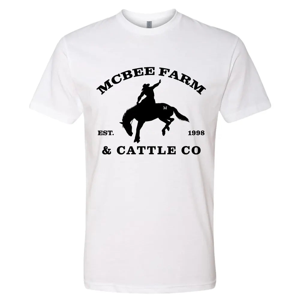 Buckin' Bronco Logo T-Shirt McBee Farm & Cattle Co