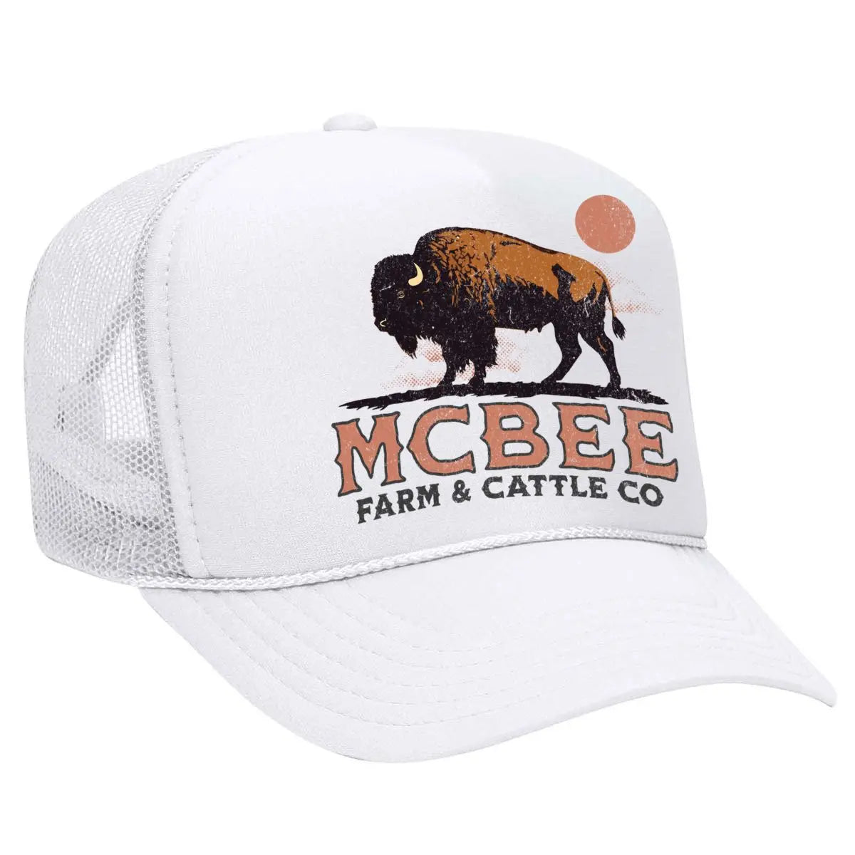 Lone Bison Foam Trucker McBee Farm & Cattle Co