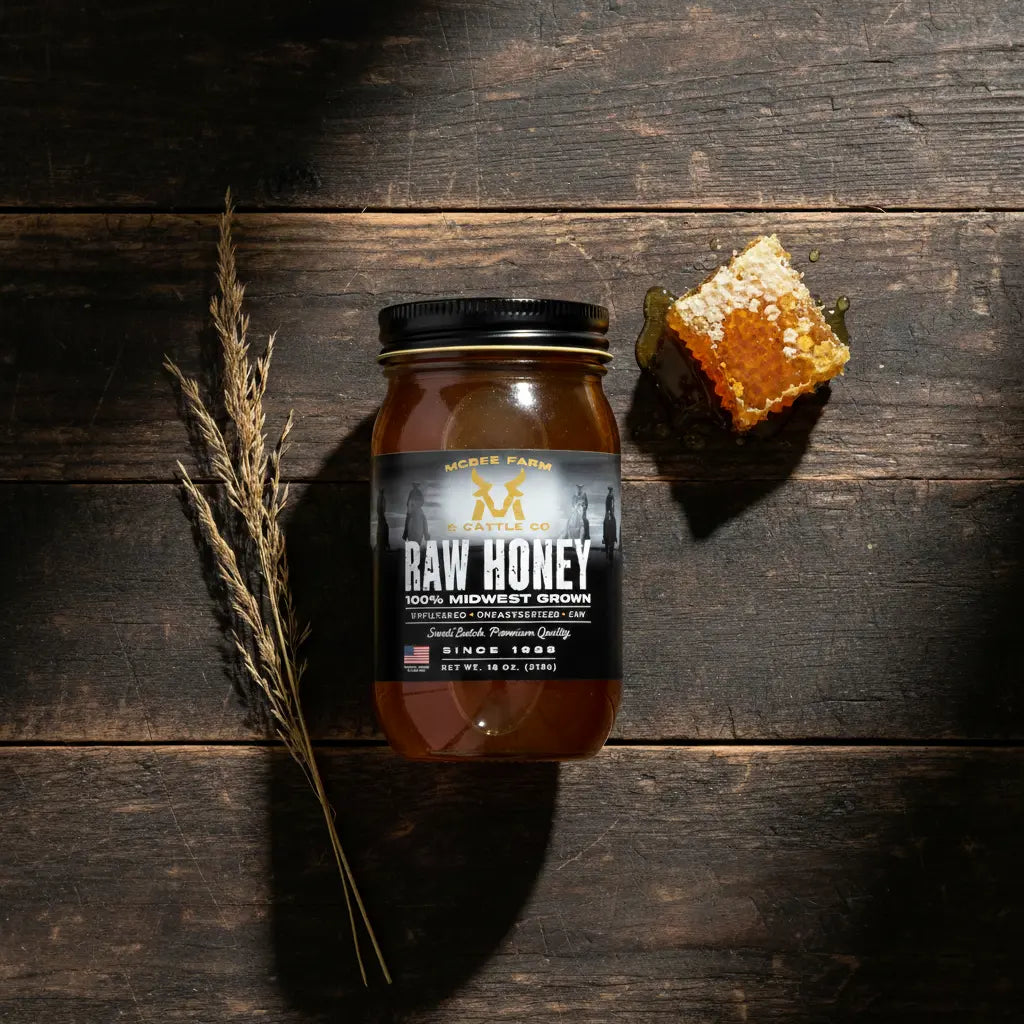 American Heartland 100% Raw Honey McBee Farm & Cattle Co