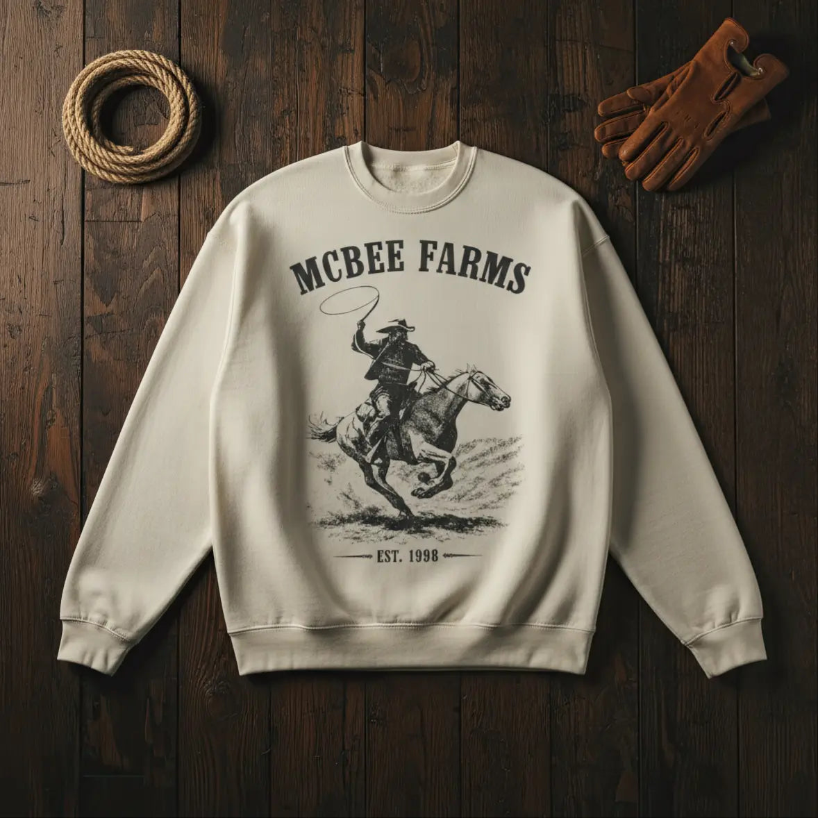 Lariat Legacy Crewneck McBee Farm & Cattle Co