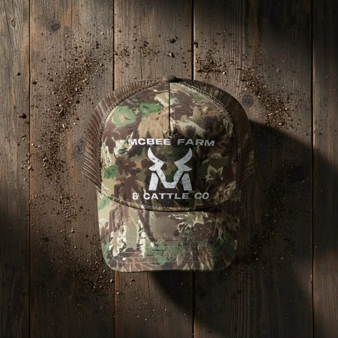 Heritage Camo Trucker McBee Farm & Cattle Co