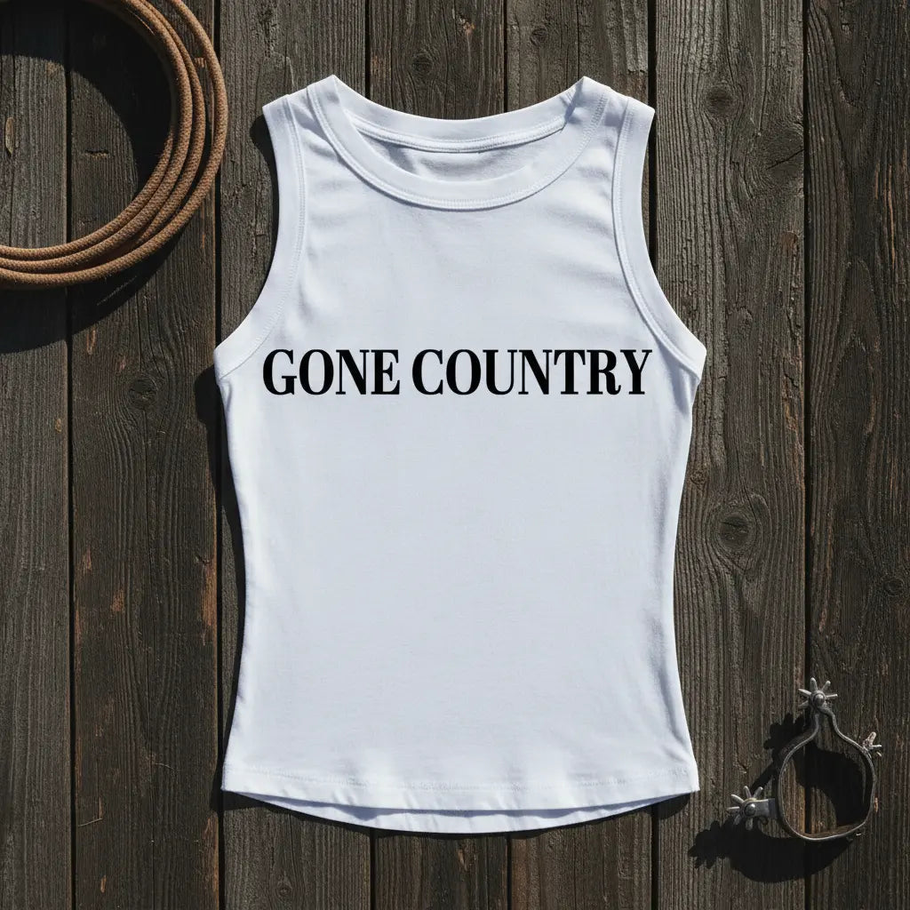 Gone Country Tank Top McBee Farm & Cattle Co