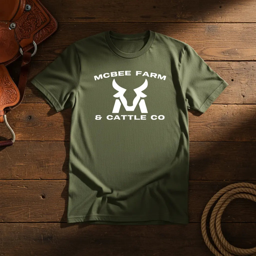 McBee Farms Clean Logo T-Shirt McBee Farm & Cattle Co