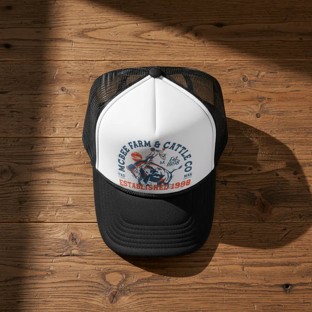 Buffalo Rider Foam Trucker McBee Farm & Cattle Co