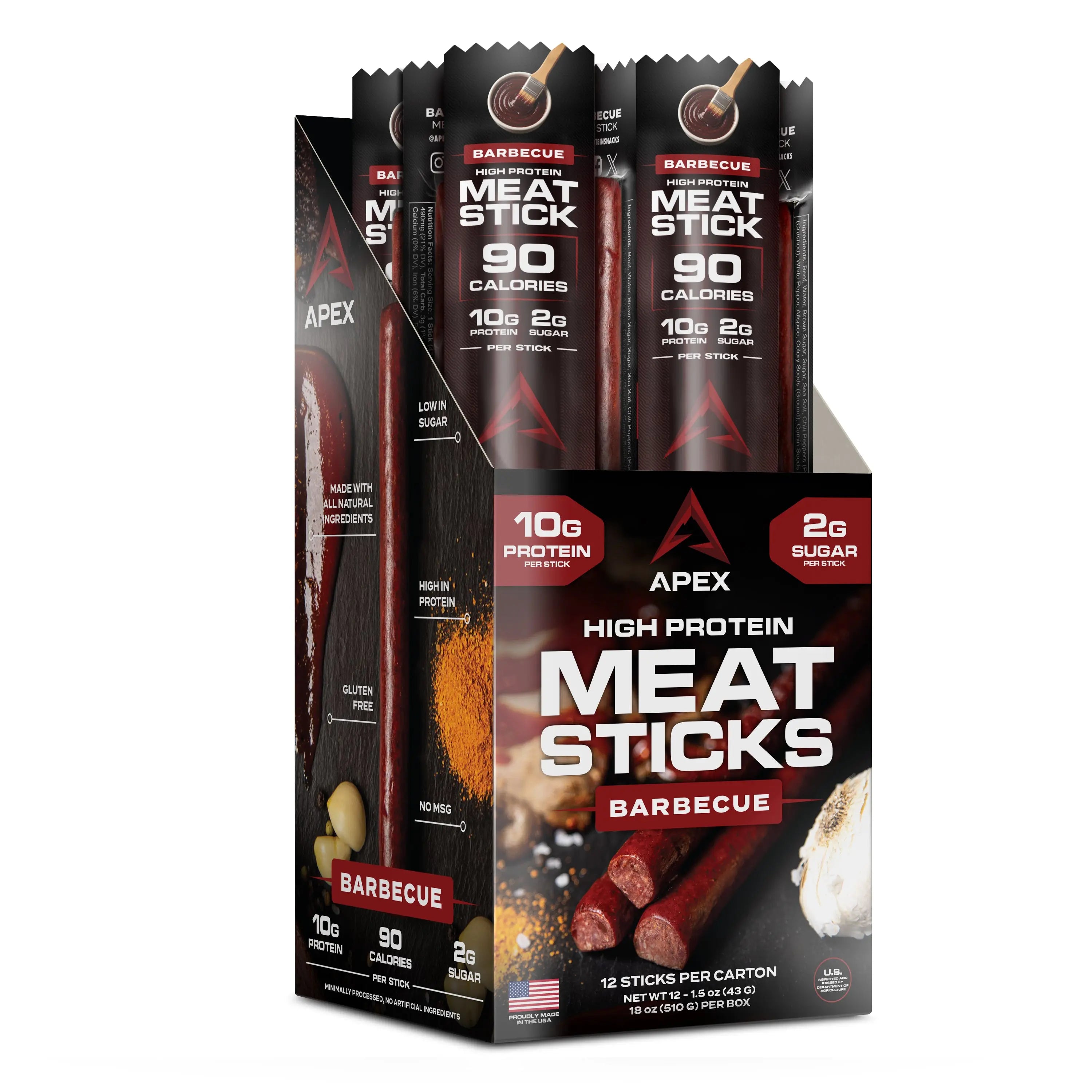 Apex High Protein Meat Sticks McBee Farm & Cattle Co